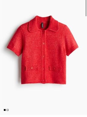 H&M Short-Sleeve Button Cardigan